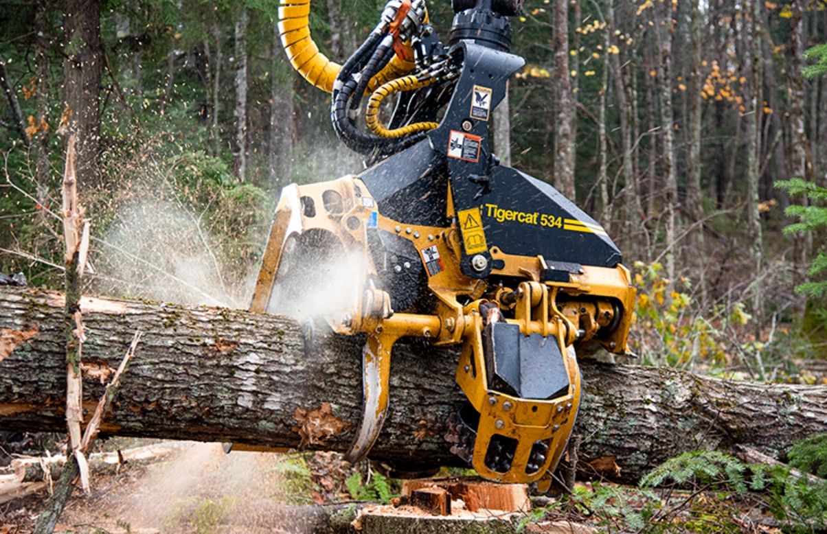Tigercat releases harvester heads for wheel harvesters